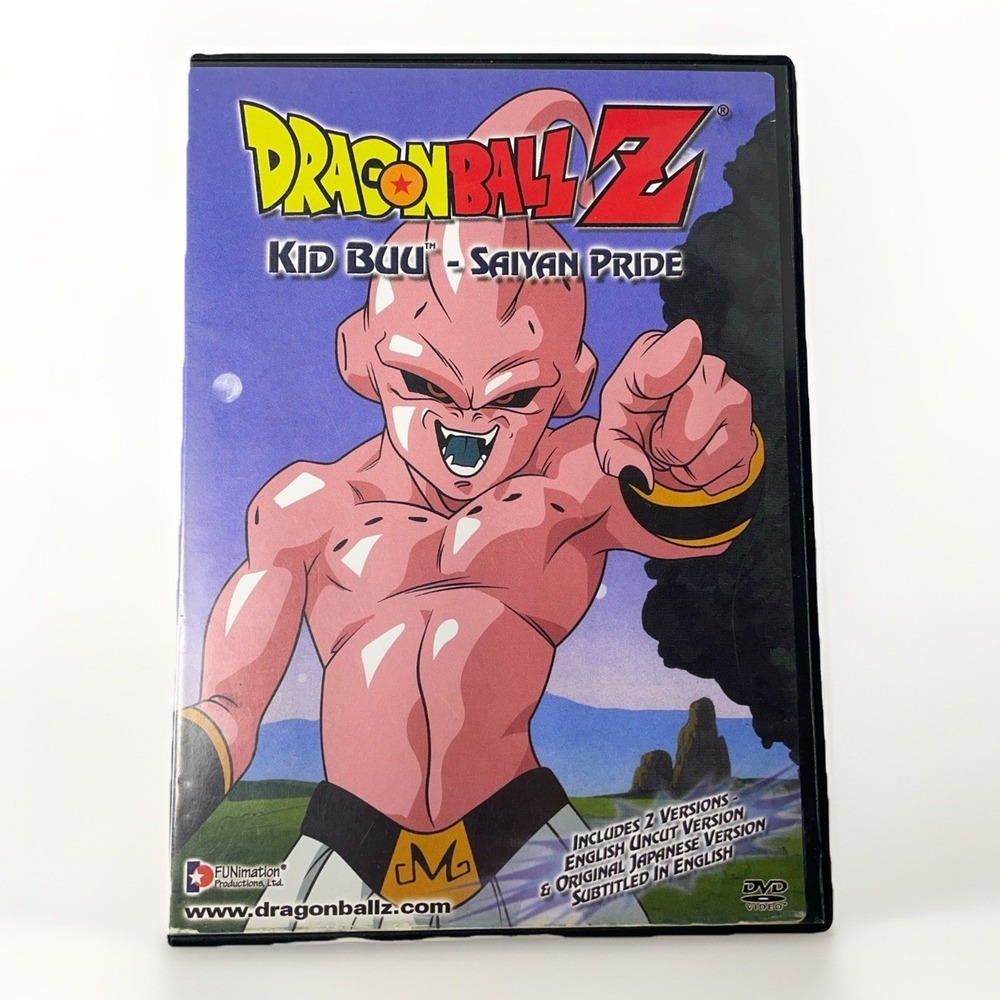 Dragon Ball Z Kid Buu Saiyan Pride DVD Funimation Anime Action Classic DBZ
